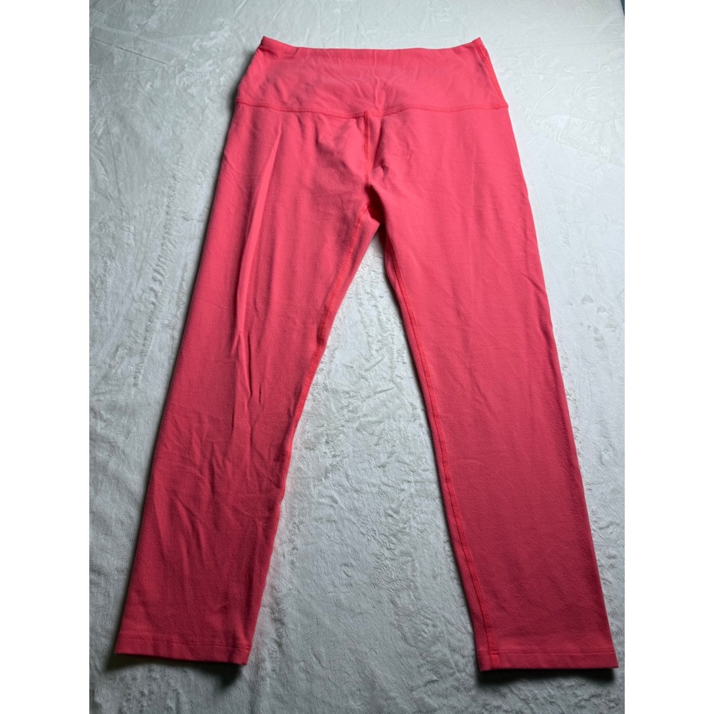 Beyond Yoga Womens XL High Waisted Cropped Leggings Coral Pink Yoga Pants USA